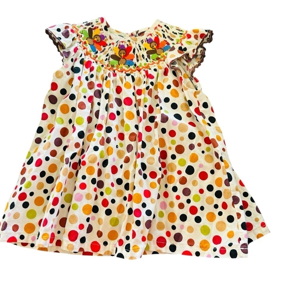 Colorful Polka Dot Kids Dress